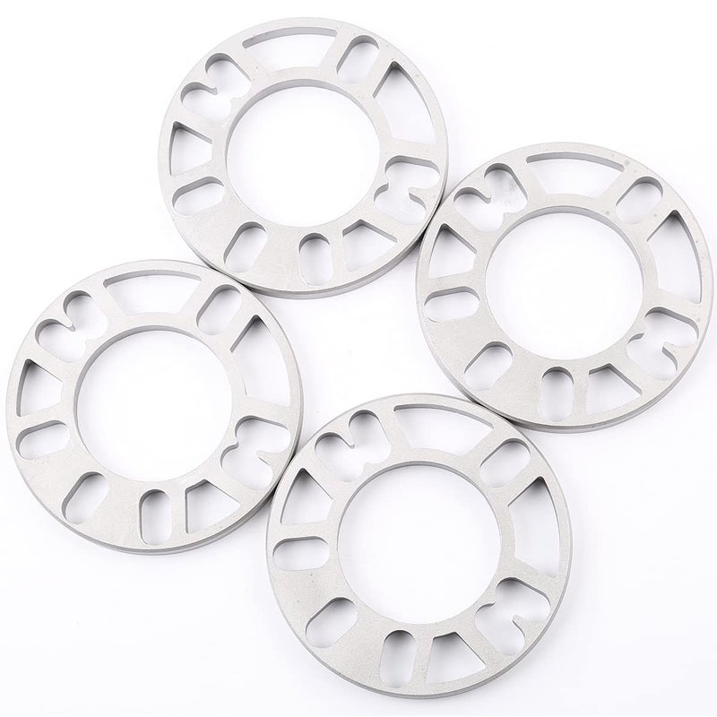 ZHTEAPR 4pc 12mm Universal Wheel Spacers for Most 4 Lug 5 Lug Vehicle 4x98 4x100 4x108 4x110 4x112 4x114.3 4x120 4x4.5 5x100 5x110 5x108 5x112 5x114.3 5x120 5x4.5 (12mm Thick) - Image 4